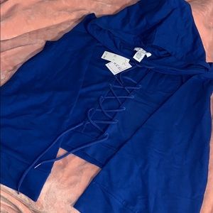 R.C.G. 2017 Blue Corset Hoodie Sweatshirt